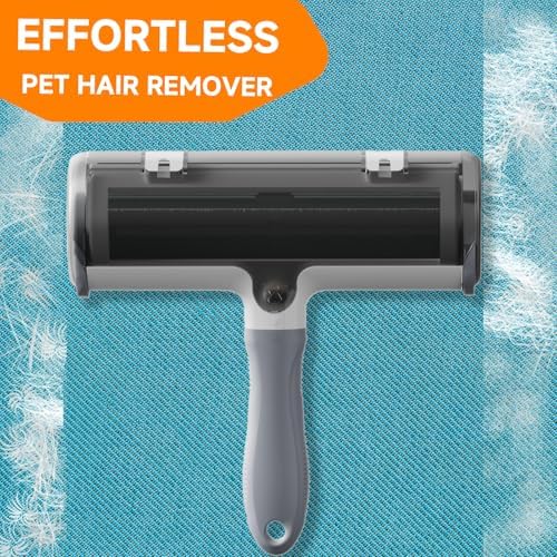 NVNAN Pet Hair Remover Roller and Grooming Glove Set for Dogs & Cats - Image 2