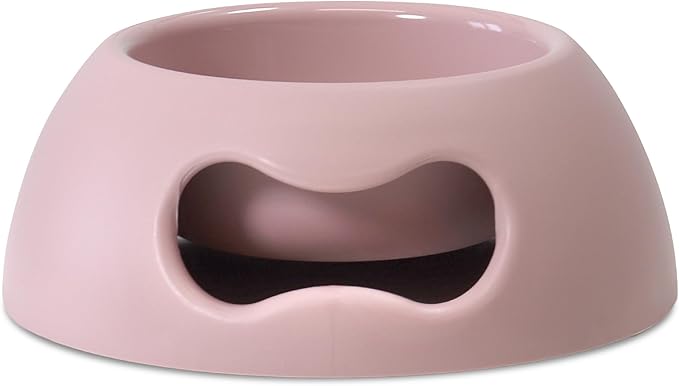 United Pets Pappy Dog Bowl for Dogs and Cats | BPA Free Premium Water and Food Pet Bowls Feeder for Small to Medium Pets | Eco Friendly & Pet Safe Food Grade Materials | Made in Italy | Pink -12 Oz