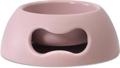 United Pets Pappy Dog Bowl for Dogs and Cats | BPA Free Premium Water and Food Pet Bowls Feeder for Small to Medium Pets | Eco Friendly & Pet Safe Food Grade Materials | Made in Italy | Pink -12 Oz