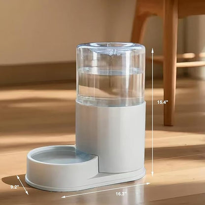 Automatic Pet Water Dispenser with 11.4 Liter Capacity, Gray