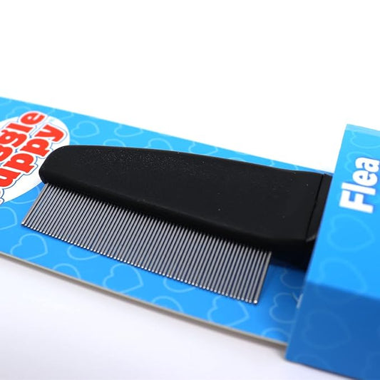 Snuggle Puppy Grooming - Flea Comb for Dogs - Helps Remove Fleas from Pets