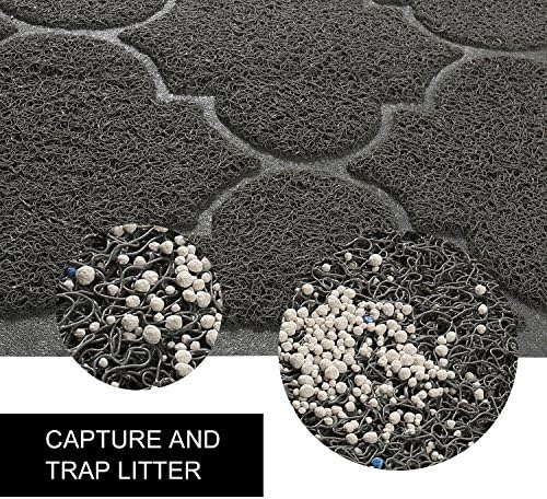 LittleTiger Cat Litter Mat, XL Super Size, Phthalate Free, Easy to Clean, 46x35 Inches, Durable, Soft on Paws, Large Litter Mat. - Image 5
