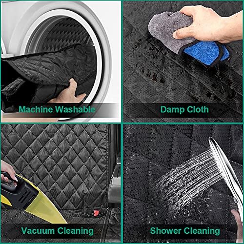 ANOSOSPECIAL Dog Car Seat Cover for Back Seat Cover,Non Stick Fur Rear Seat Protector for Pet,Nonslip Waterproof Durable Universal Fit Interior Backseat Covers for Auto Van SUV (Pack of 2) - Image 5