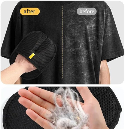 Pet Hair Removal Glove, Electrostatic Pet Grooming Gloves for Cat and Dog, The Tool of Pet Hair Remover, Reusable Pet Hair Remover for Couch, Furniture, Clothes, Easy Cleaning,Grooming Gloves-1 PCS