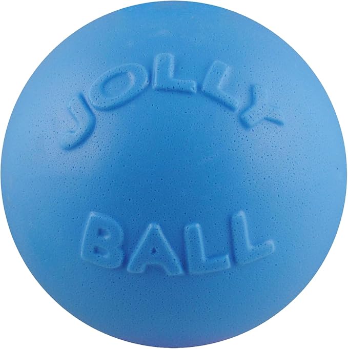 Jolly Pets Toys 881157 Jolly Bounce-N-Play Dog Toy, 4.5-Inch, Blueberry