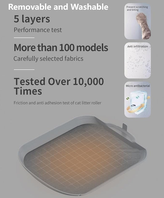 Large Electric Kitty Litter Box-APP Control, XXL Self-Cleaning Cat Litter Box - ONLY Tray（1 Pack）