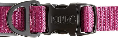 KONG Reflective Shock Absorbing Hands-Free Bungee Dog Leash 6' (Pink)