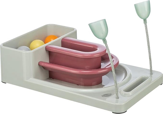 TRIXIE Cat Activity Fantasy Board Strategy Game – 4-Module Puzzle Toy for Mental Stimulation – Interactive Cat Toy for Indoor Cats – Berry/Gray, 8.25 x 13.25 x 4 in