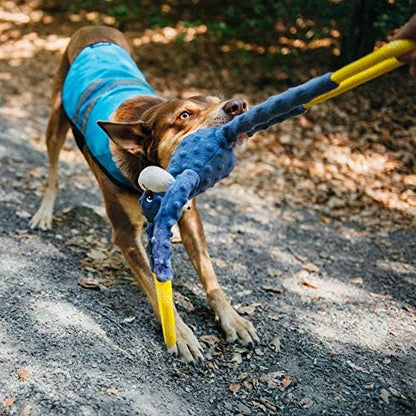 ZippyPaws RopeTugz Durable Dog Pull Rope Toy - Blue Monkey - Image 3