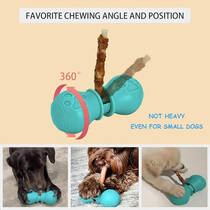 Bully Stick Holder for Dogs, Chew Holder, Prevent Choking Safety Device (Purple, Small)