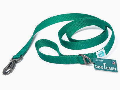 Embark Adventure Dog Leash – Strong & Sturdy for Small, Medium & Large Dogs (Green, 5 Ft)