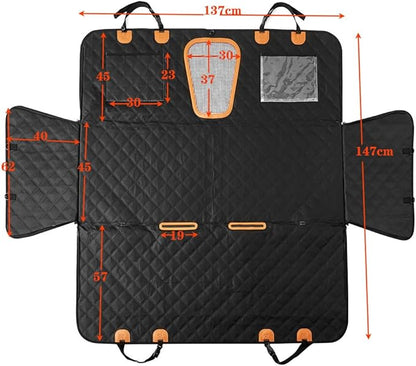 Dog Car Back Seat Cover for Lincoln Corsair 2022 2023 2024 2025 Pet Car Mat Waterproof Scratch-Resistant Pet Hammock Pet Protector Mat Interior Accessories,Black-a