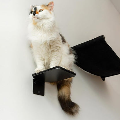 Cat Shelf for Wall Furniture Cat Step Black