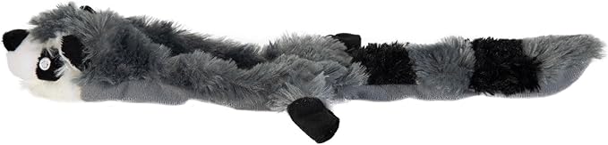 Hyper Pet Critter Skinz Raccoon Stuffing Free Plush Soft Dog Toy, Large, Pack of 1