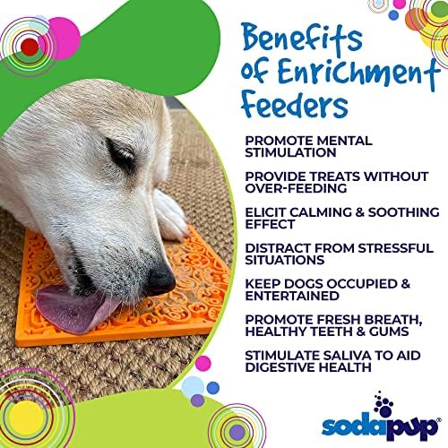 SodaPup Zombie eMat – Durable Lick Mat Feeder Made in USA from Non-Toxic, Pet-Safe, Food Safe Rubber for Mental Stimulation, Avoiding Overfeeding, Fresh Breath, Digestive Health, Calming, & More - Image 4
