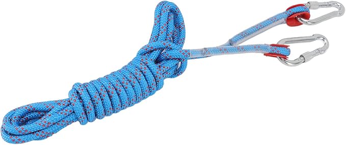 Asixxsix Spring Pole Dog Rope Toy, 16.4ft Stainless Steel Rustproof Outdoor Bungee Hanging Toy and Muscle Builder Interactive Dog Tug Toy for Small Medium Large Dogs