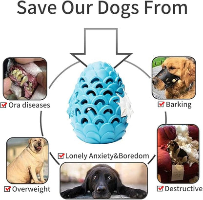 Premuium Chew Toys for for Aggressive Chewers, Indestructible Durable Toys for Large Medium Dogs Interactive Boredom Treat Dispensing Toys Teeth Clean