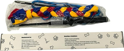Interactive Flirt Pole Toy for Dogs – Agility Training & Exercise Chase Stick, Durable Tug Teaser Wand with Strong Rope Lure, Outdoor Play Toy for All Dog Sizes (35-Inch Pole)