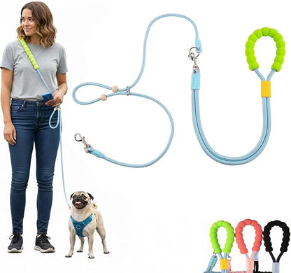 Hands Free Dog Leash for Small Medium Large Dogs, Single or Double Dog Leash with Adjustable Length Split Leads and Padded Handles