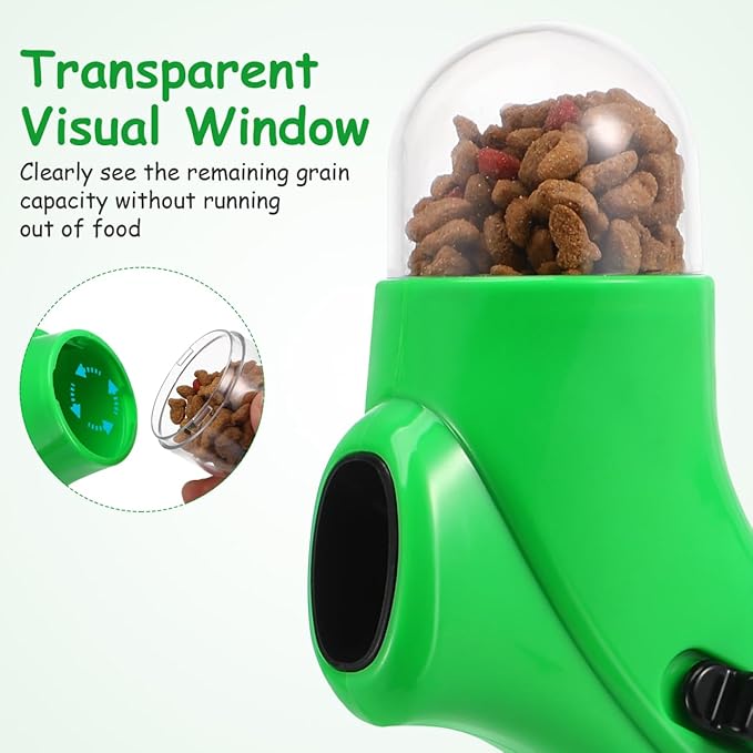 balacoo Dog Snack Catapult Launcher Handheld Pet Treat Shooter for Dogs and Cats Interactive Spring-Loaded Treat Dispenser Toy for Training and Indoor Outdoor Play 7.48X4.33X1.77In