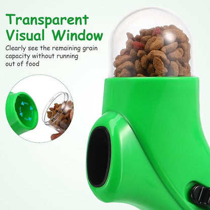 balacoo Dog Snack Catapult Launcher Handheld Pet Treat Shooter for Dogs and Cats Interactive Spring-Loaded Treat Dispenser Toy for Training and Indoor Outdoor Play 7.48X4.33X1.77In