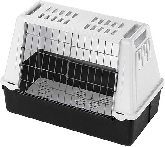 Ferplast Atlas Car Mini Dog Car Carrier, 72 x 41 x 51 cm, Grey
