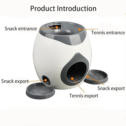 Dog Pitching Automatic Dispenser -400ml Large Capacity Automatic pet Puzzle Feeder, Dog Interactive Intelligence Training toy11