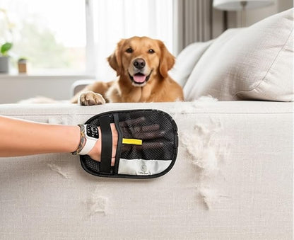 Lazy Lola™ Electrostatic Fur Removal Glove – Instant Pet Hair Remover for Dogs & Cats, Lint & Fur Pickup for Home, Furniture, Cars, & Clothing (1)