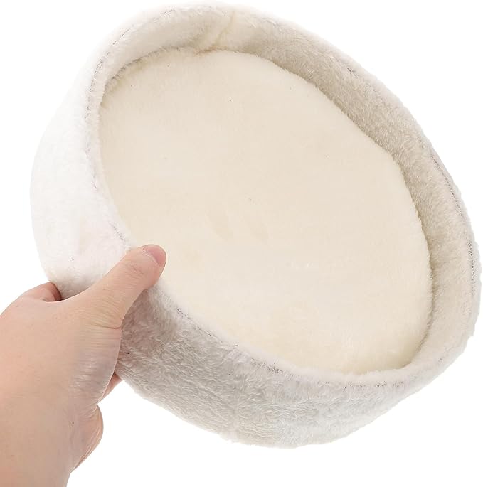 BETOOKY Cat Tree Tower Accessories Replacement - Round Top Pet Hammock Bed 11.8 x 11.8 - Washable Basket Cushion Bed for Cat Tree Tower Parts