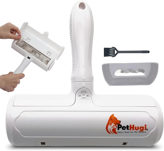 Pet Hair Removal Tool, Reusable Lint Roller for Pet Hair, Self Clean Cat Hair Remover with Dust Bin, Pet Hair Remover Roller, Dog Hair Remover for Couch,Furniture,Carpet,Sofa & Bedding.