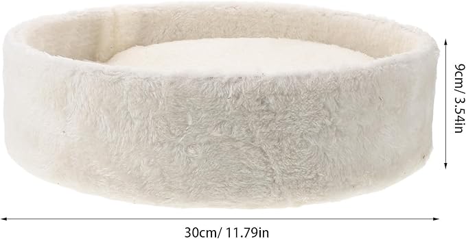 BETOOKY Cat Tree Tower Accessories Replacement - Round Top Pet Hammock Bed 11.8 x 11.8 - Washable Basket Cushion Bed for Cat Tree Tower Parts