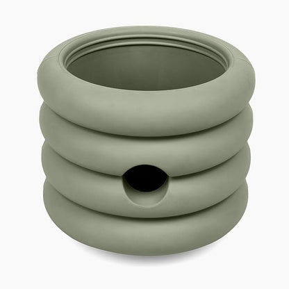 Should We Go? The Ripple Cup Natural Rubber Dog Enrichment Toy & Slow Feeder, Treat Dispensing Cup - Food-Safe Meal Feeder, Frozen Treat Dog Toy with Freezer Plug, Fits 10 oz, for Medium Dogs