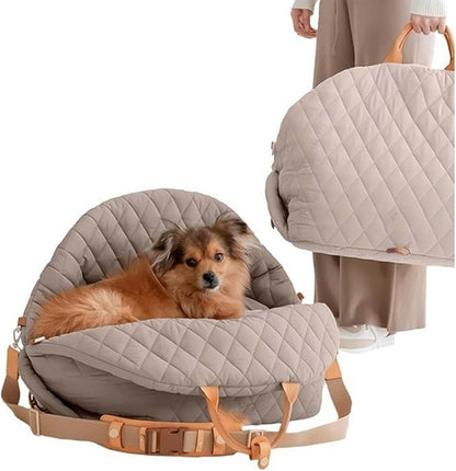 Convertible Pet Carrier for Dog with Antislip Base and Rings Travel Bed Storage Bag Durability Antislip Base Carriers