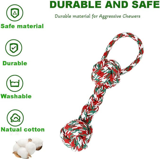 Dog Rope Toys, Interactive Dog Toys for Aggressive Chewers,Tug of War Dog Toy for Boredom, Teeth Cleaning, Suitable for Small Medium Dogs