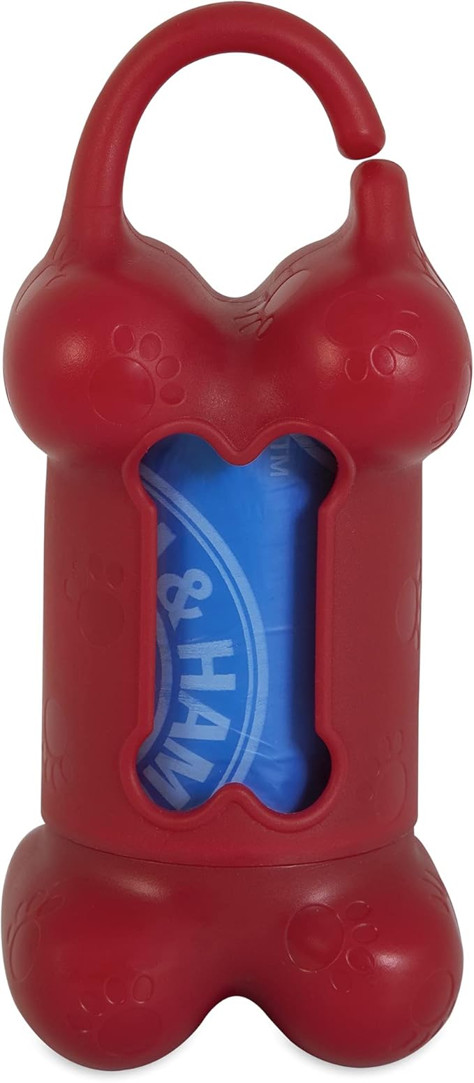 Arm & Hammer Easy-Tear Disposable Dog Poop Bag Refills, Fresh Scent Odor Control, Blue, 90 Dog Poop Bags 7 x 2.5 Inches