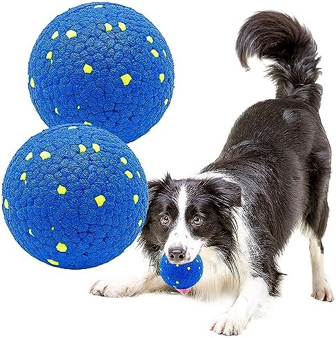 Dog Balls Toys for Aggressive Chewers(2 Pack) by LIEVUIKEN