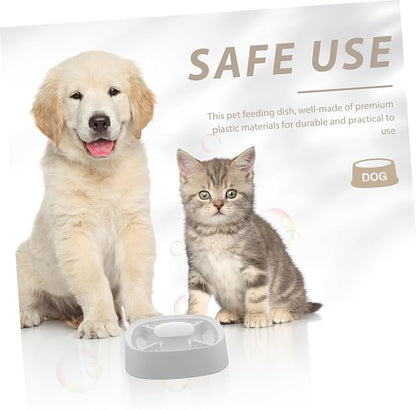 Mipcase Cat Food Water Bowl Multi-Functional Slow Feeder for Dogs and Cats Compartments for Multiple Pets Easy to Pet Feeding Bowl