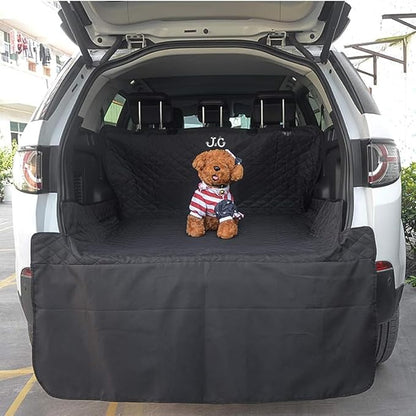 J&C Trunk Dog Cover Car Trunk Cover Heavy Duty Dog Trunk Cover Pet Cargo Liner SUV Trunk Cover for Dogs Waterproof Pet Cargo Liner for SUV Dog Trunk Cover for SUV Dog Car Seat Cover for Back Seat