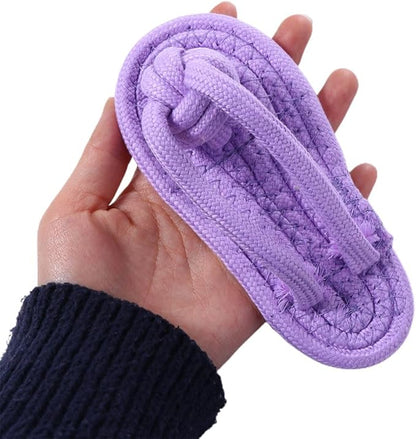 Vctitil Pet Slippers Toys Cotton Pet Grinding Rope Cotton Rope for Cleaning Teeth Cat and Dog Accessories