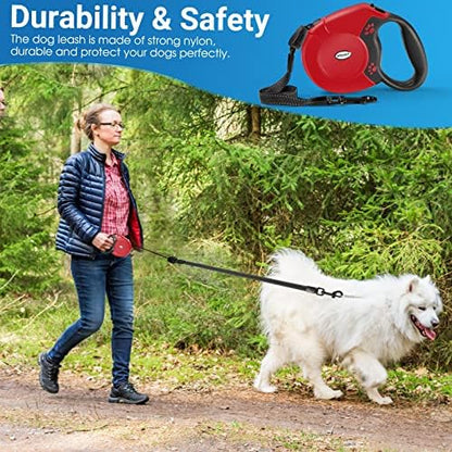 360°No Tangle 26 Ft Retractable Dog Leash for Dogs up to 99lbs - Image 7