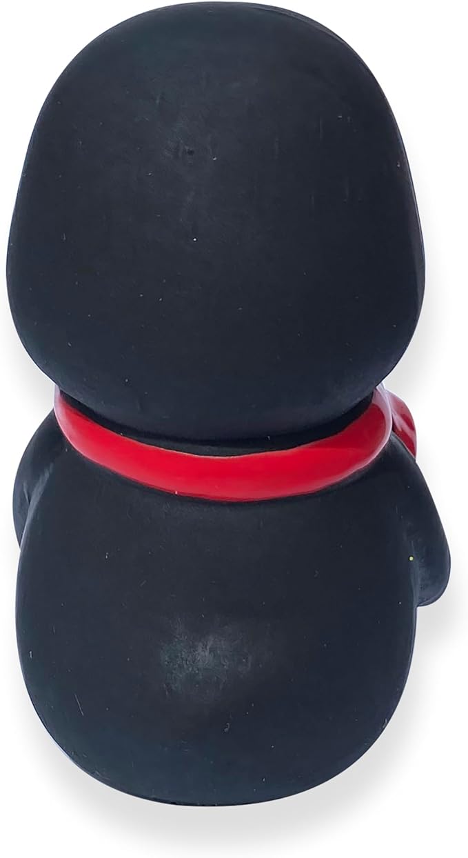 WantChew Latex Dog Squeaky Chew Toy Chrismas Series (Black Penguin)