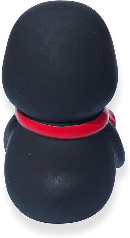 WantChew Latex Dog Squeaky Chew Toy Chrismas Series (Black Penguin)