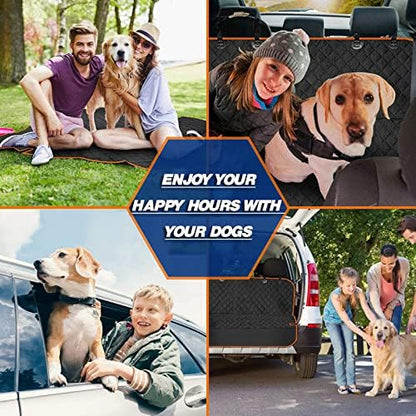 Dog Car Seat Cover, Back Seat Protector Pet Mat Hammock Dog Cover Fit for Cars/SUVS/Truck, Keeping Car Pristine Clean, 100% Waterproof Scratchproof Non-Slip Pet Seat Covers, Machine Washable - Image 7