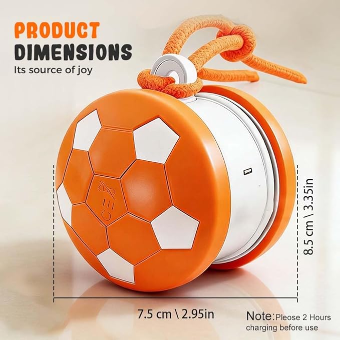 Interactive Dog Toys, Moving Interactive Dog Ball with Touch Activated, Automatic Rolling Ball Toys for Puppy/Medium Dogs, Squeaky Dogs Toy Active Rolling Wicked Balls for Daily Training (RED-3)