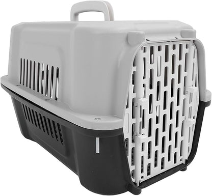 Asixxsix Pet Carrier, 4 Sides Ventilation Lockable Door Hard Sided Cat Carrier, Dog with 12 Accessories for Outdoor Home Car Travel
