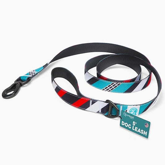 Embark Adventure Dog Leash – Strong & Sturdy for Small, Medium & Large Dogs (Maverick, 5 Ft)