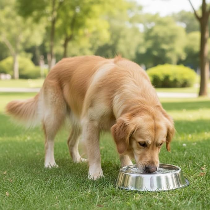 2 Pack Stainless Steel Dog Bowls – 16 fl oz Anti-Skid Food & Water Bowls for Small Dogs, Puppies & Cats|Dog Food & Water Bowl|Dog Feeding Bowl (Silver)