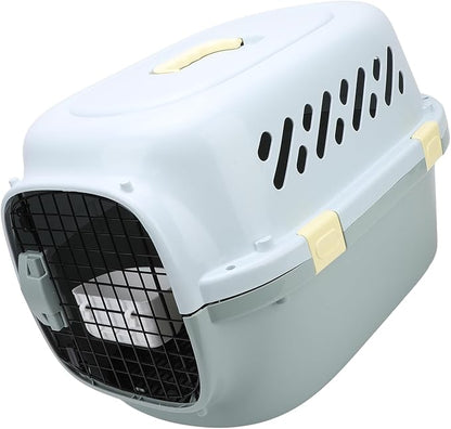 Hard Sided Dog Pet Carrier, Portable Sturdy Dog Pet Travel Carrier Versatile for Home (11.5x26.5x7.5cm/4.5x10.4x3.0in)