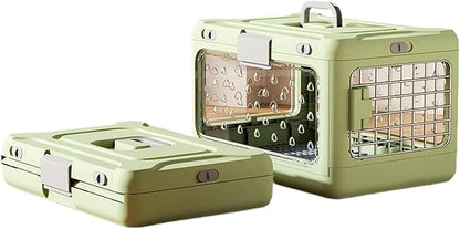 Foldable Pet Carrier with Anti Pee Layer and Spacious Inside for Comfort Compact Pet Carrier