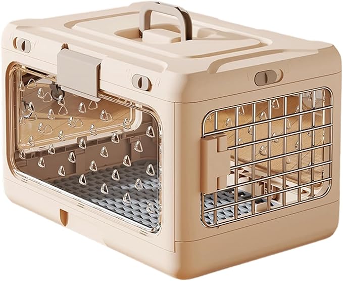 Foldable Pet Carrier with Anti Pee Layer and Spacious Inside for Comfort Compact Pet Carrier